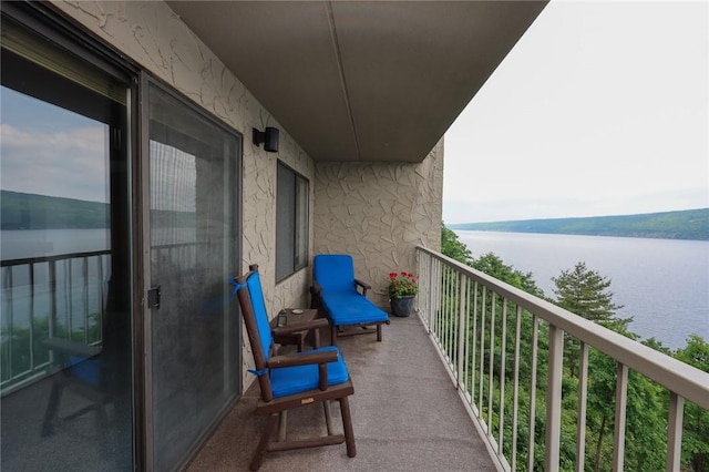 135 Cliffside Dr, South Bristol, NY 14424 - balcony featuring a water view