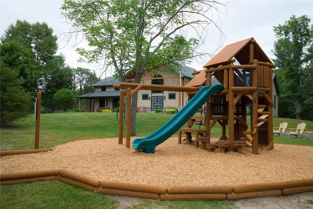 135 Cliffside Dr, South Bristol, NY 14424 - community playground with a yard