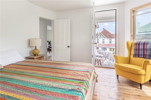 39 Middle St, Hancock, NY 13756 - bedroom featuring wood finished floors and access to exterior