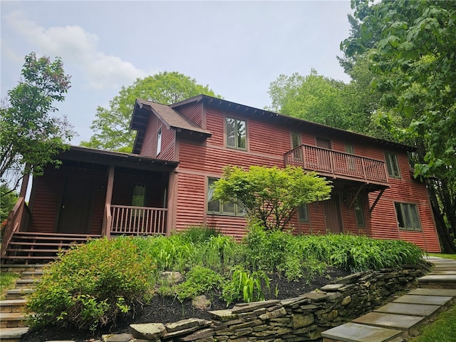 139 Pheasant Run Rd, Middlefield, NY 13326 - view of front of home featuring stairs