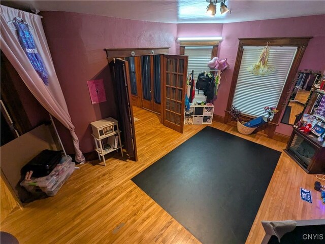 2976 Cataract St, Denmark, NY 13626 - exercise area with wood finished floors