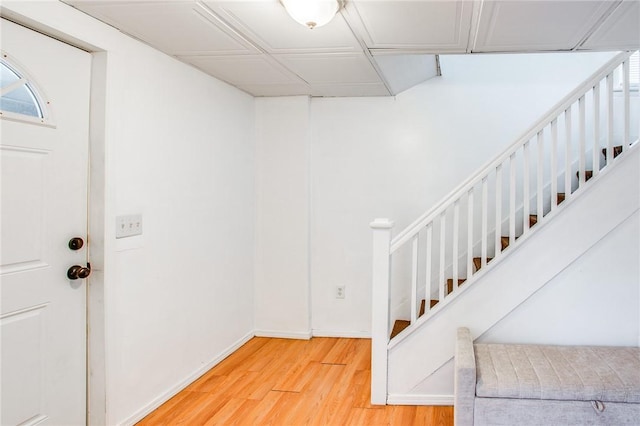 239 Weyl, Rochester, NY 14621 - foyer with light wood finished floors, healthy amount of natural light, and baseboards