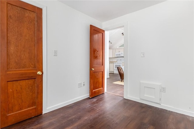 2712 Silver Lake Rd, Hancock, NY 13783 - empty room featuring dark wood finished floors and baseboards