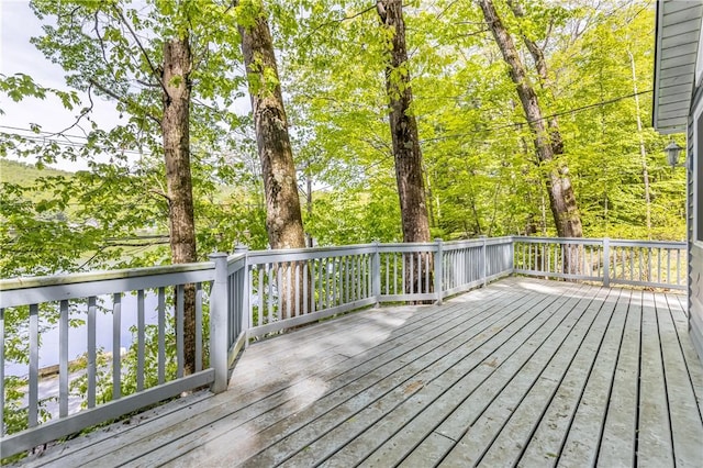 2712 Silver Lake Rd, Hancock, NY 13783 - view of wooden terrace