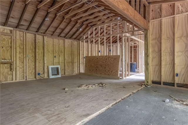 2712 Silver Lake Rd, Hancock, NY 13783 - miscellaneous room with vaulted ceiling