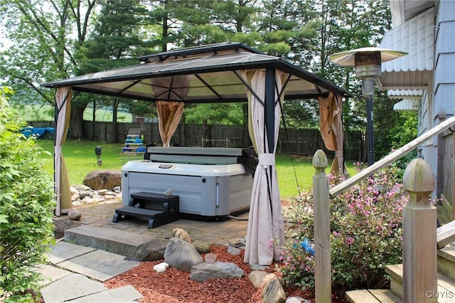 3636 Kennedy Rd, Lafayette, NY 13084 - view of parking / parking lot with a gazebo