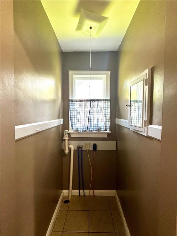 966 W Church St, Elmira, NY 14905 - interior space featuring tile patterned flooring and baseboards