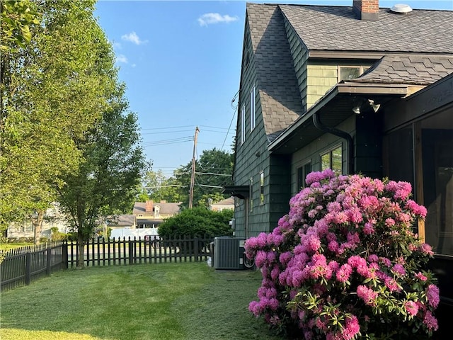 966 W Church St, Elmira, NY 14905 - view of yard with central AC unit
