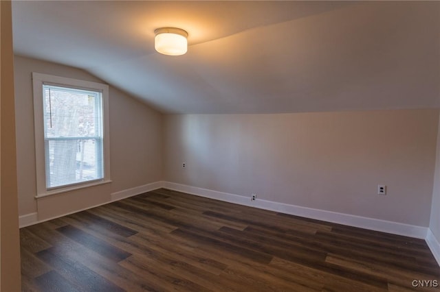 4 Division St, Van Buren, NY 13027 - additional living space featuring lofted ceiling, dark wood finished floors, and baseboards