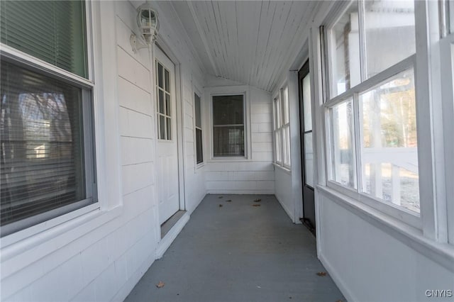 4 Division St, Van Buren, NY 13027 - unfurnished sunroom featuring wood ceiling and vaulted ceiling