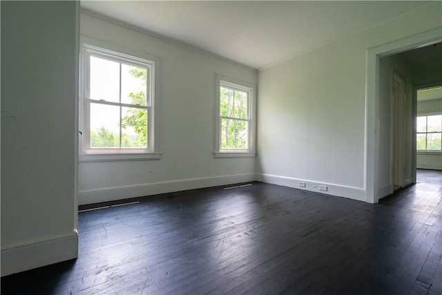 1516 Lake Rd, Webster, NY 14580 - empty room with plenty of natural light, dark wood-style flooring, and baseboards