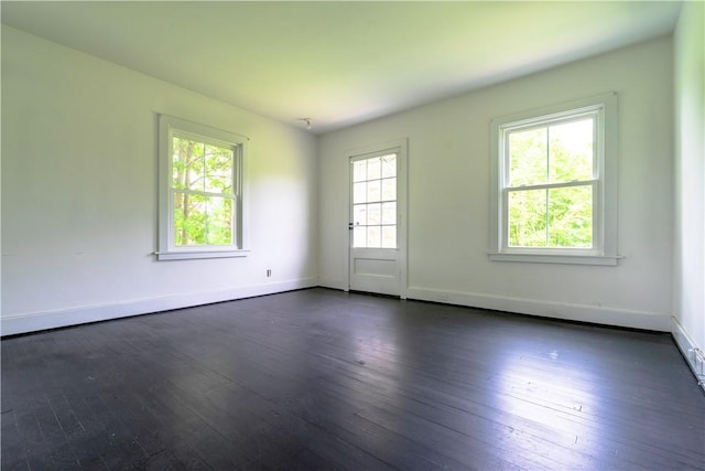 1516 Lake Rd, Webster, NY 14580 - empty room featuring dark wood finished floors and baseboards