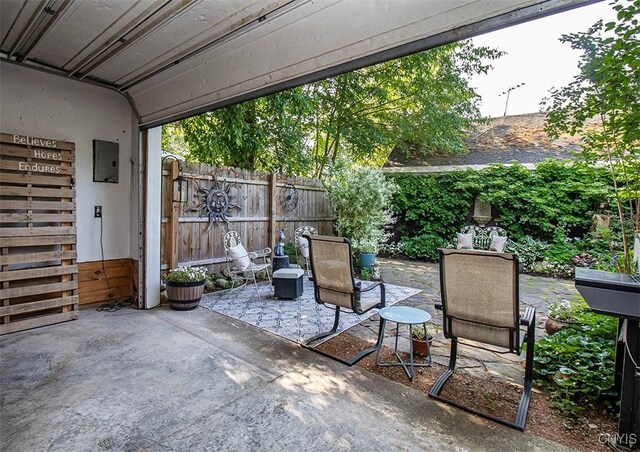 1615 Cortland St, Deruyter, NY 13052 - view of patio / terrace with electric panel