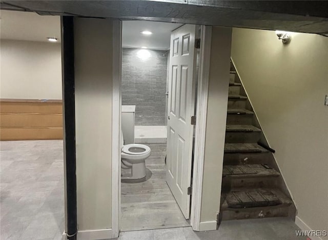 340 Martha Ave, Buffalo, NY 14215 - stairs with baseboards
