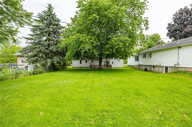 223 S Ave, Parma, NY 14468 - view of yard featuring central air condition unit