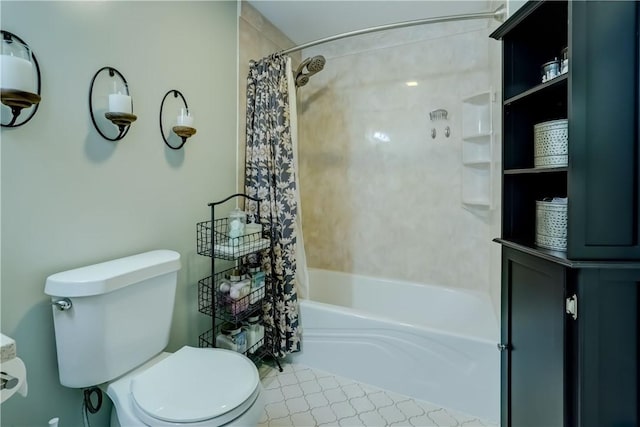 503 Valley Creek Rd, Gates, NY 14624 - bathroom with shower / bath combo with shower curtain and toilet