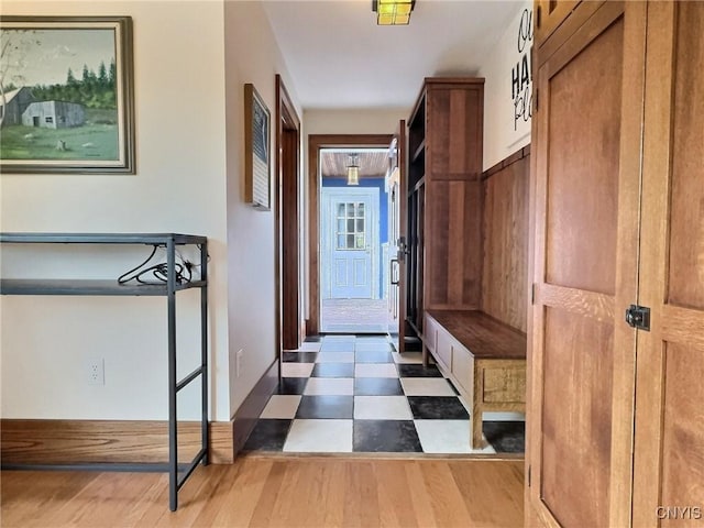 7294 Chase Rd, Pompey, NY 13063 - mudroom featuring wood finished floors