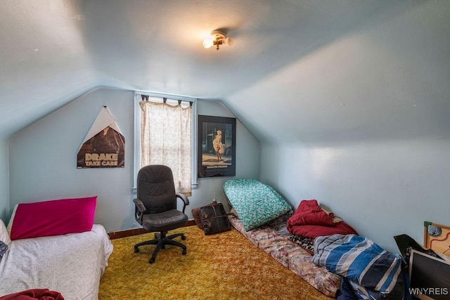 2238 Independence Ave, Niagara Falls, NY 14301 - carpeted bedroom featuring vaulted ceiling