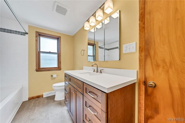 27 Lynn Lea St, Amherst, NY 14221 - bathroom with vanity, plenty of natural light, toilet, and baseboards