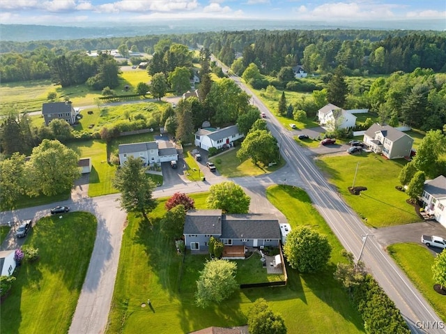 1 Christopher Cir, New Hartford, NY 13413 - aerial perspective of suburban area featuring a heavily wooded area