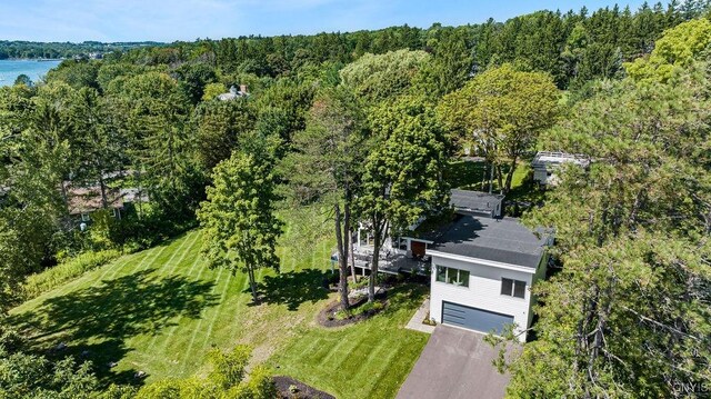 3 Elson Ln, Skaneateles, NY 13152 - aerial view of property and surrounding area with a forest
