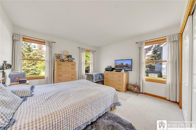7080 Goodrich Rd, Clarence, NY 14032 - bedroom with light carpet and baseboards