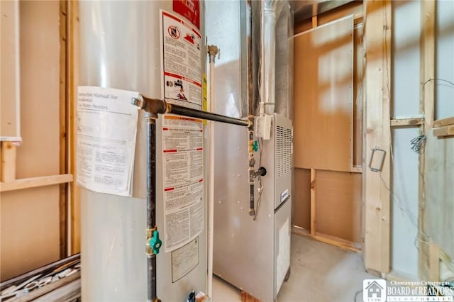 7080 Goodrich Rd, Clarence, NY 14032 - utility room with water heater