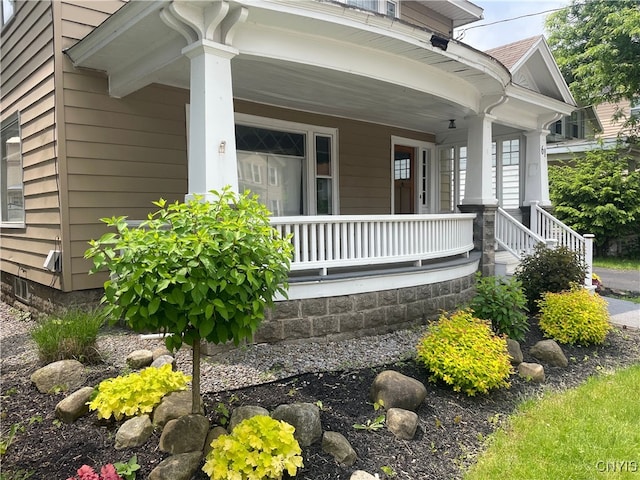 61 2nd St, German Flatts, NY 13357 - entrance to property featuring covered porch