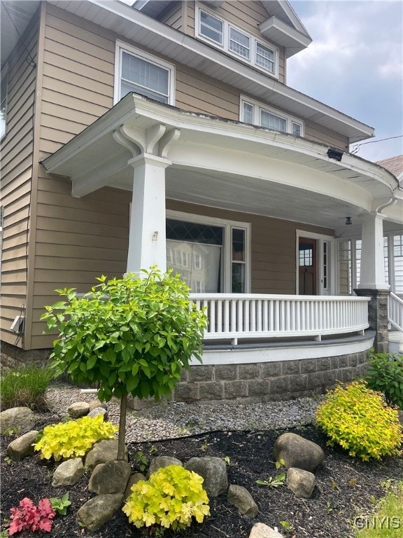 61 2nd St, German Flatts, NY 13357 - view of front of home featuring covered porch