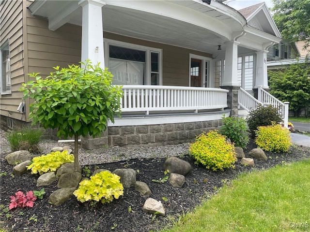 61 2nd St, German Flatts, NY 13357 - view of home's exterior featuring a porch
