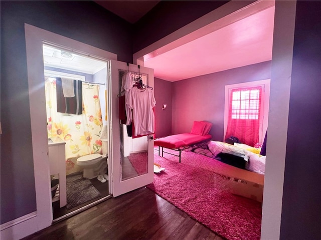 14 Park St, Bradford-City, PA 16701 - bedroom with wood finished floors and ensuite bathroom