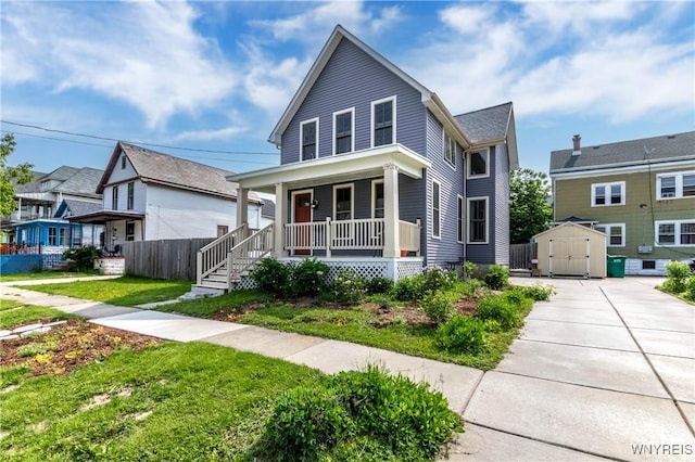 37 Barton St, Buffalo, NY 14213 - view of front facade featuring a porch