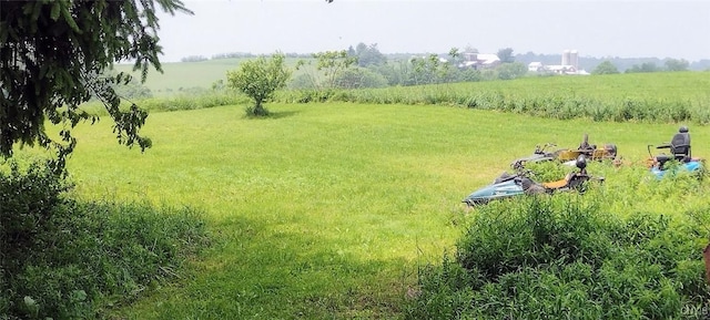 2771 Center Rd, Freetown, NY 13045 - view of green lawn featuring a rural view