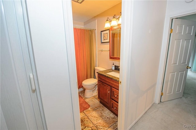 1215-29 James St, Syracuse, NY 13203 - full bath featuring vanity, curtained shower, and toilet