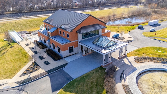 247 Bretlyn Cir, Brighton, NY 14618 - aerial view of property and surrounding area with a large body of water