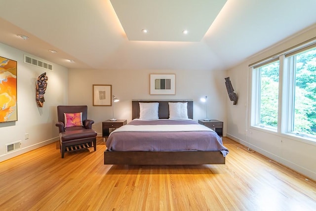 313 Pelham Rd, Brighton, NY 14610 - bedroom featuring light wood-style floors, baseboards, and recessed lighting