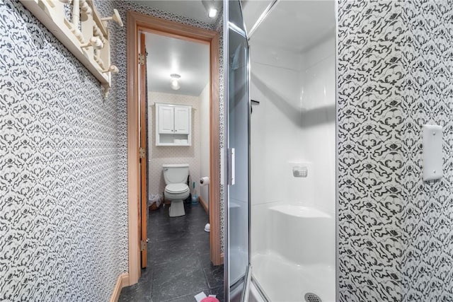 15205 W Lake Rd, Pulteney, NY 14418 - bathroom with a stall shower and toilet