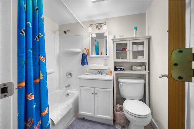 15205 W Lake Rd, Pulteney, NY 14418 - full bathroom featuring shower / bath combination with curtain and vanity