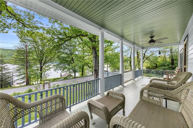 15205 W Lake Rd, Pulteney, NY 14418 - sunroom with a ceiling fan and healthy amount of natural light