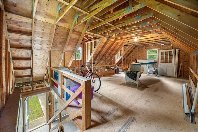 15205 W Lake Rd, Pulteney, NY 14418 - view of unfinished attic