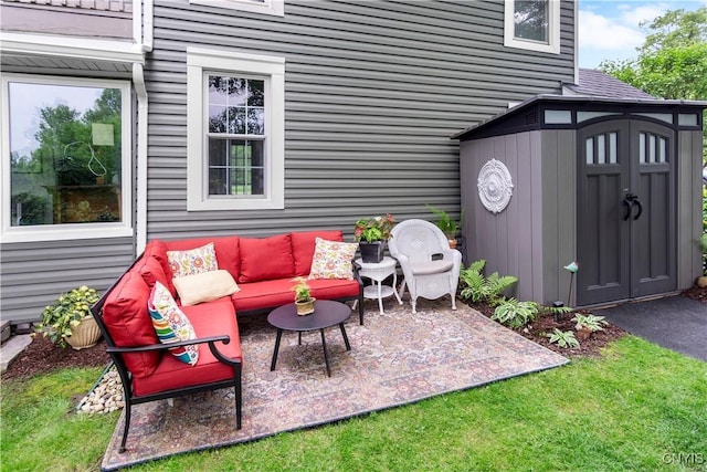 4937 W Seneca, Onondaga, NY 13215 - view of patio / terrace with an outdoor hangout area