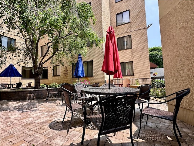 2501 E Ave, Brighton, NY 14610 - view of patio featuring outdoor dining area