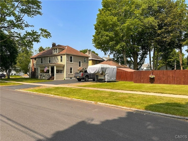 700 Elm St, Rome-Inside, NY 13440 - american foursquare style home with stairs and a chimney