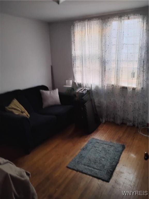 72 Nicholson St, Buffalo, NY 14214 - living room featuring wood finished floors