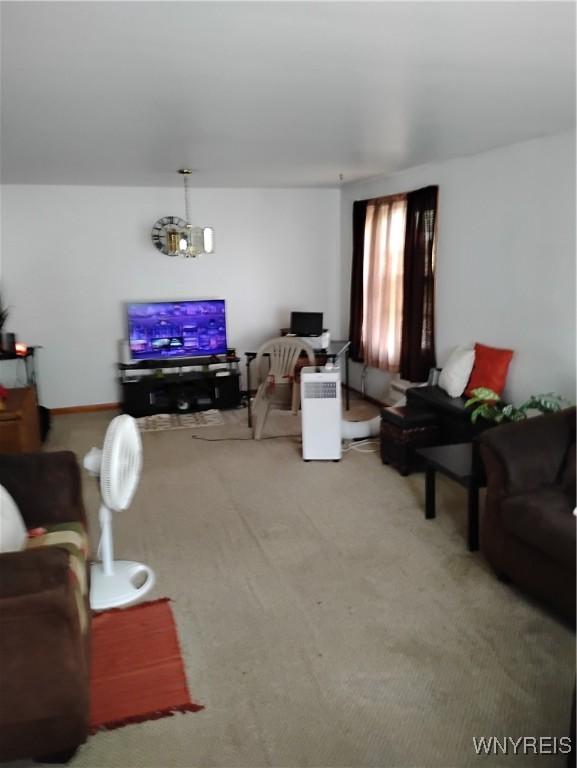 72 Nicholson St, Buffalo, NY 14214 - living room with carpet floors
