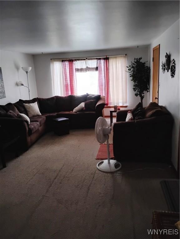 72 Nicholson St, Buffalo, NY 14214 - living room featuring carpet flooring