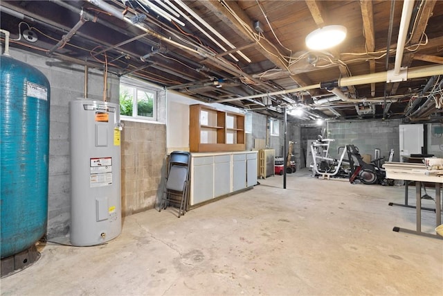 707 Hubbell Rd, Ogden, NY 14428 - basement with water heater