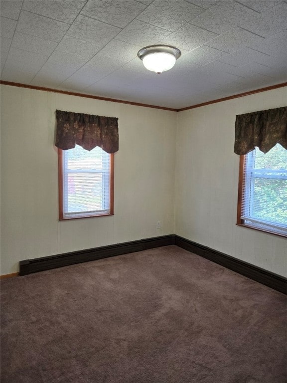 30 Park Ave, Eldred, PA 16731 - unfurnished room featuring carpet, crown molding, and baseboards