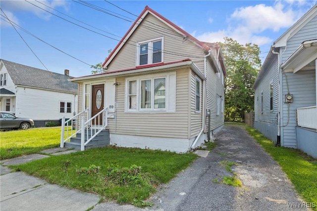 159 Kilhoffer St, Buffalo, NY 14211 - bungalow-style house with entry steps and driveway