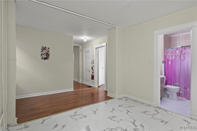159 Kilhoffer St, Buffalo, NY 14211 - spare room with marble look tile flooring and baseboards